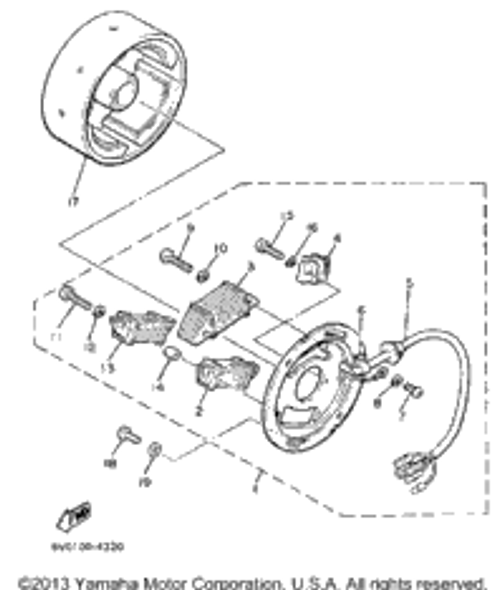 Washer, Spring 1987 PHAZER DELUXE (ELEC START) (PZ480EL) 92990-05100-00