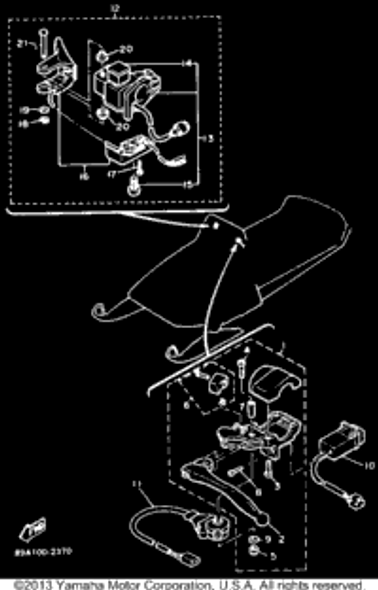 Screw, Pan Head 1992 VMAX-4 (VX750S) 90157-05113-00