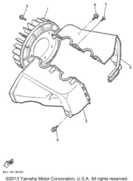 Bolt, Flange 1996 OVATION LE (CS340EW) 90105-06556-00