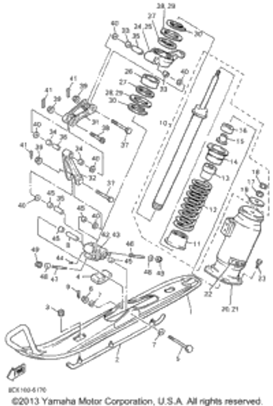 Pin, Cotter 1996 VENTURE TR (VT480TRW) 91490-20025-00