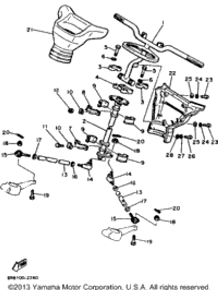 Washer, Plate 1984 SRV (SR540H) 92906-04600-00