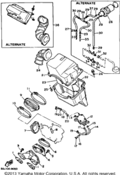 Hose 1989 OVATION (CS340N) 91A20-05036-00