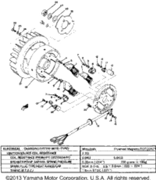 Washer, Plain 1974 SL433F 92990-04200-00