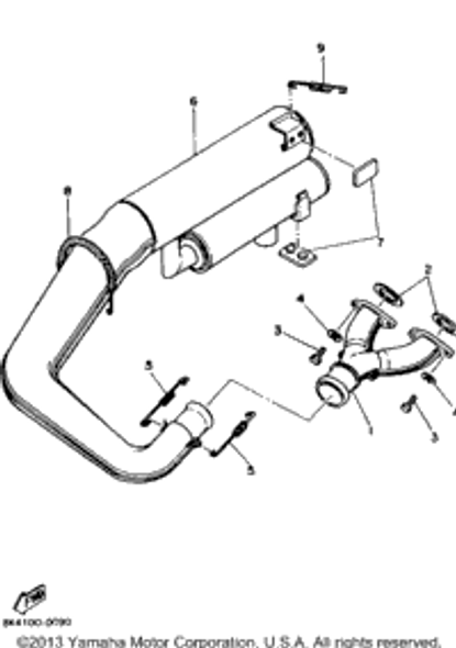 Bolt, Hexagon 1984 SRV (SR540H) 97313-08020-00