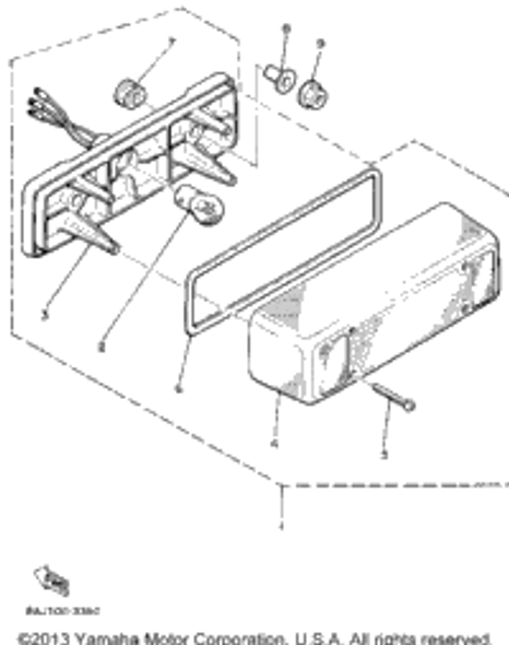 Nut, With Washer 1994 ENTICER II LT (ET410TRU) 95701-06500-00