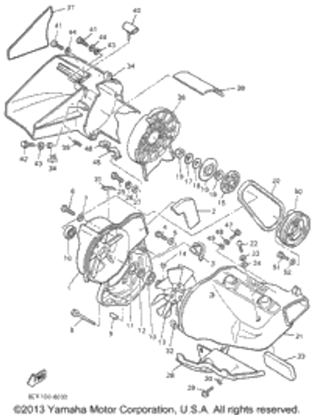 Pin, Dowel 1996 VENTURE XL (VT480W) 99510-10114-00