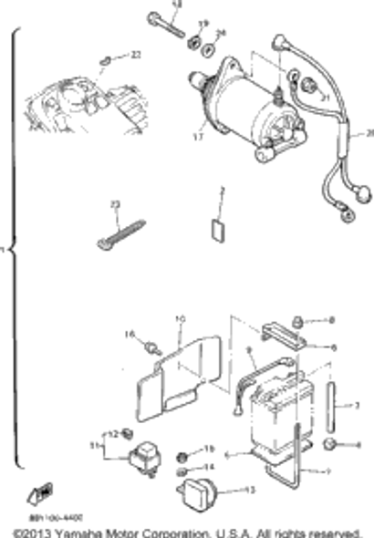 Washer, Plate 1994 ENTICER II LT (ET410TRU) 92990-08600-00