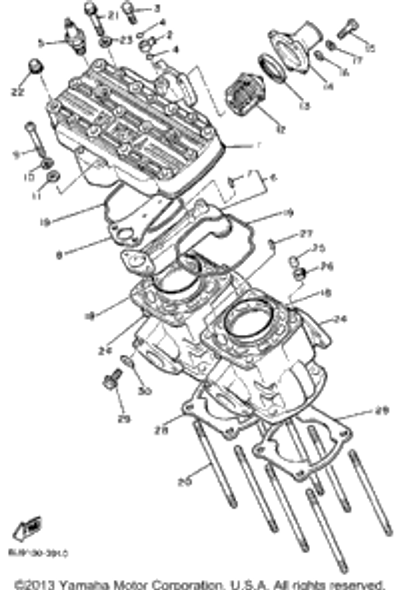 Washer 1984 V-MAX (VMX540H) 92901-06600-00