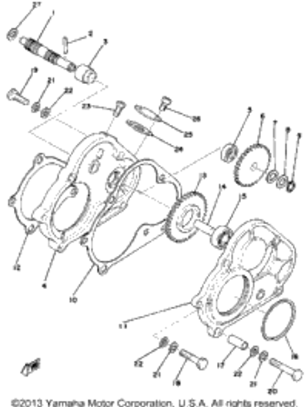 Screw, Pan Head 1978 ET340B 98580-05010-00