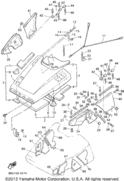 Washer, Plate 1994 PHAZER II ST (LONG TRACK) (PZ480STU) 90201-04325-00