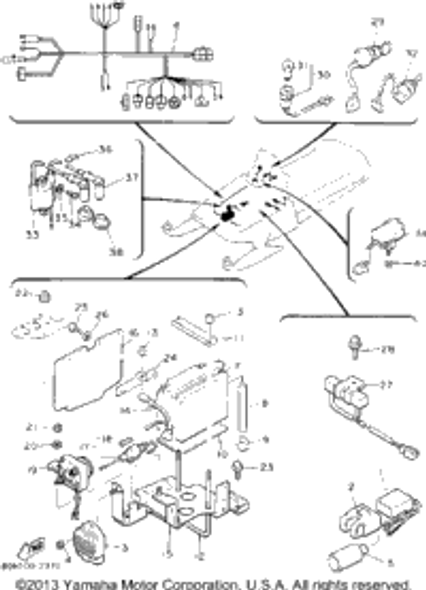 Grommet 1992 PHAZER II LE (ELEC START) (PZ480ES) 90480-12314-00