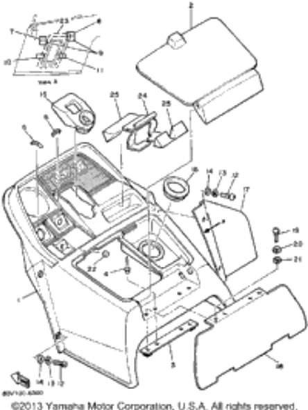 Indicator 1 1989 BRAVO (BR250N) 8K2-77741-00-00