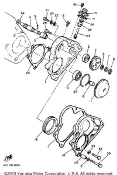 Screw, Pan Head (92501-06012-00 1984 PHAZER (PZ480H) 98580-06012-00