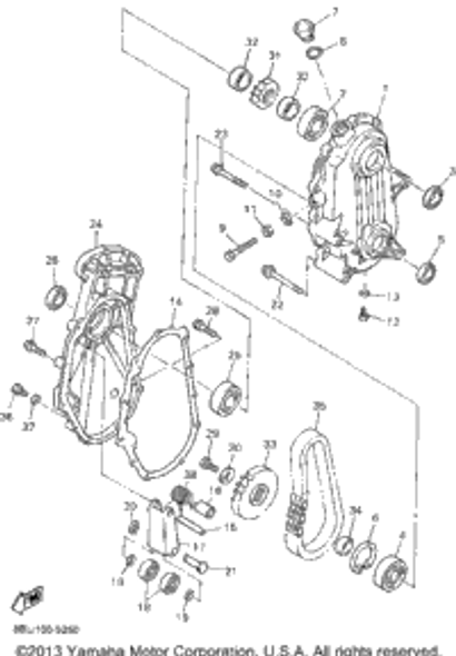 Bolt 1995 VMAX-4 800 (VX800V) 97007-06010-00