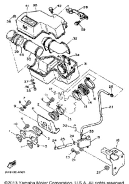 Bolt, Hexagon 1984 EXCEL III (EC340H) 97313-08012-00