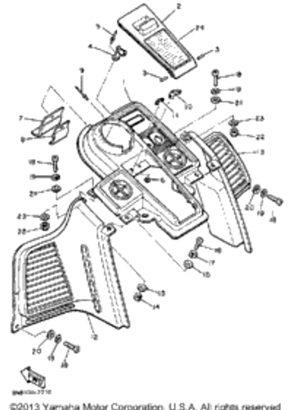 Screw, Panhead 1984 SS440 (SS440H) 98506-06016-00