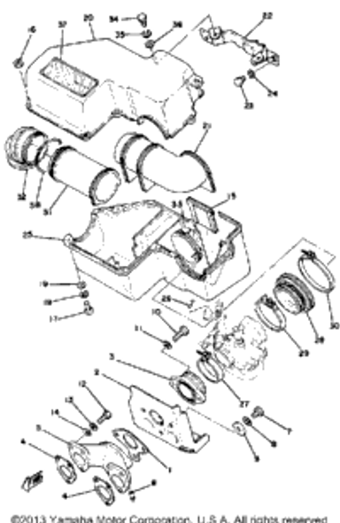 Bolt, Hexagon 1979 ET300C 97313-08012-00