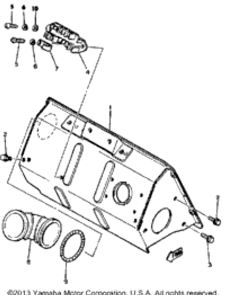 Bolt, Flange 1983 BR250G 95811-06010-00