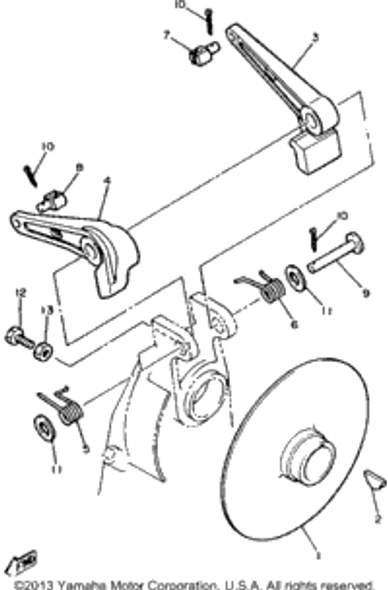 Spring, Torsion 1994 BRAVO LT (BR250TU) 90508-29602-00