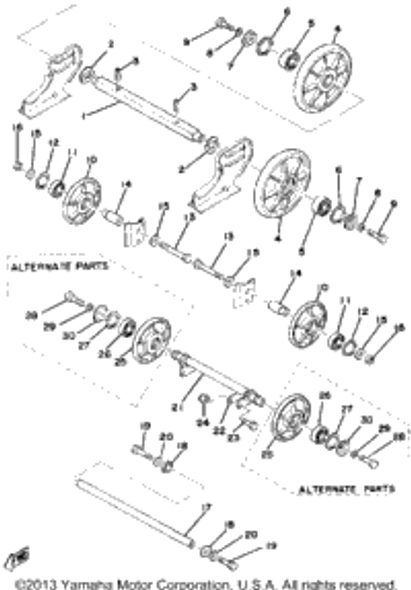 Bolt, Hexagon 1978 ET250B 97313-08030-00