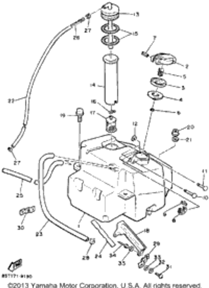 Washer, Plate 1989 ENTICER LTR (LONG TRACK+REVERSE) (ET400TRN) 90201-087A9-00