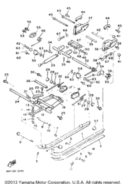 Hook 2 1994 BRAVO LT (BR250TU) 890-47447-00-00