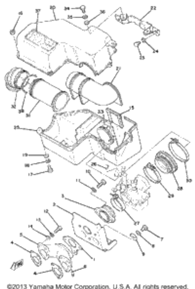 Bolt (97001-06025-00) 1979 ET340EC 97011-06025-00