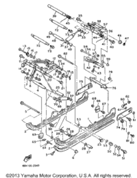 Nut, Self-Locking 1996 VENTURE TR (VT480TRW) 95617-10200-00