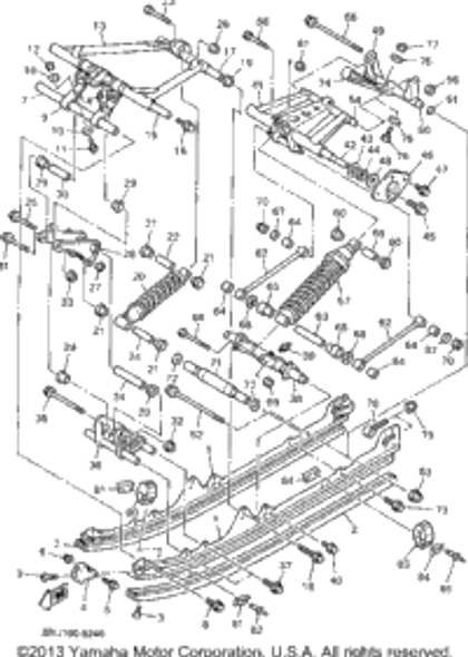 Bolt 1995 VMAX-4 800 (VX800V) 97007-06025-00