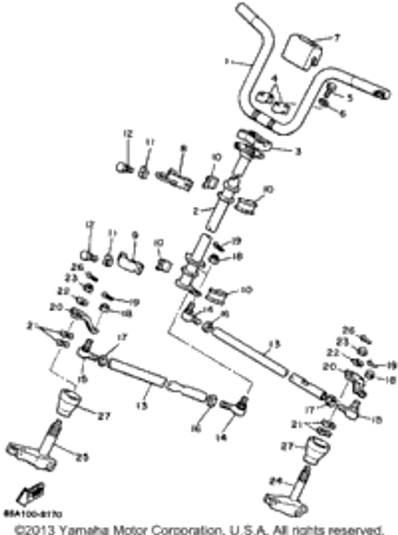 Pin, Cotter 1989 BRAVO (BR250N) 91401-25020-00