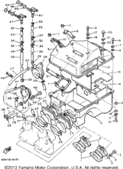 Bolt, Washer Based 1984 V-MAX (VMX540H) 90105-08172-00