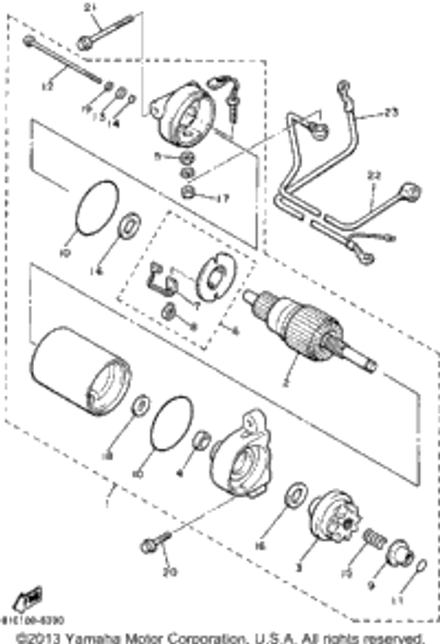 Bolt, Flange 1989 INVITER (CF300N) 95802-08080-00