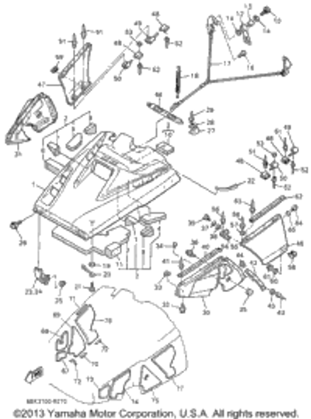 Tape 1 1996 VENTURE XL (VT480W) 8V0-7717E-00-00