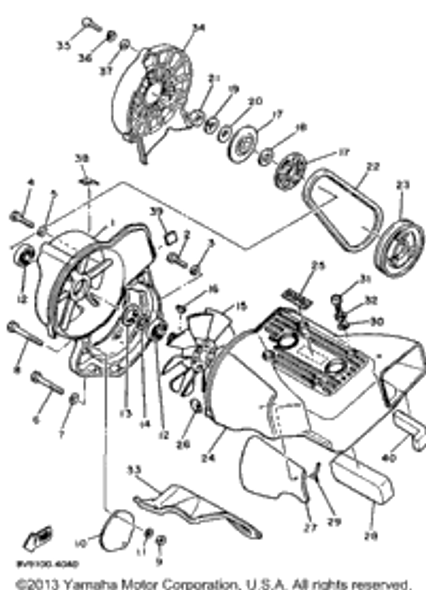 Washer, Plate 1984 SRV (SR540H) 90201-17713-00