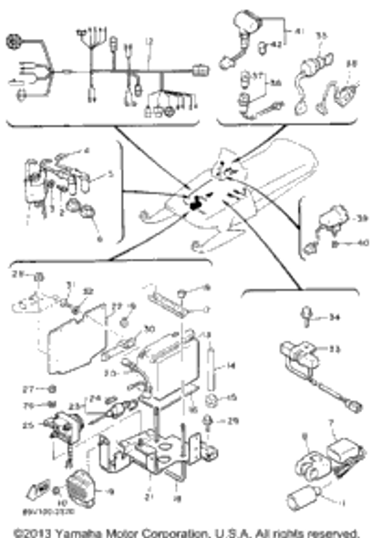 Bulb (12V-34W) 1992 VENTURE GT (VT480GTS) 123-83516-21-00