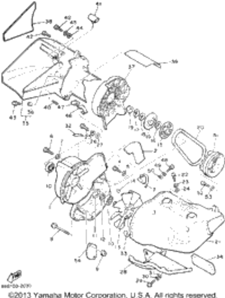 Washer, Plate 1992 PHAZER II ST (PZ480STS) 90201-17713-00