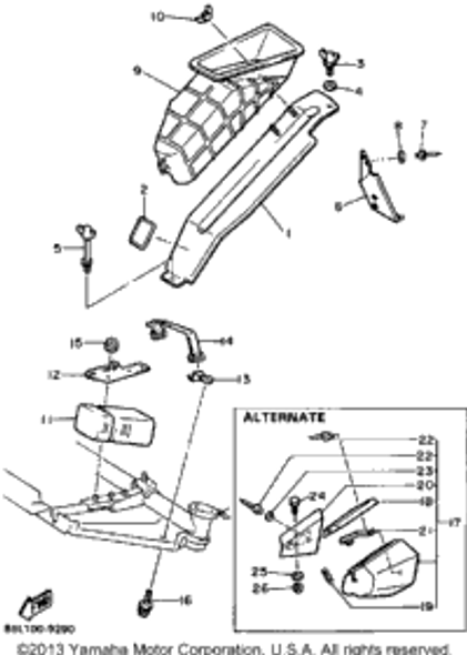 Washer, Plate 1989 OVATION (CS340N) 90201-08730-00