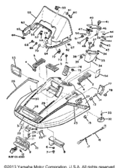 Washer, Plate 1984 SS440 (SS440H) 90201-10119-00