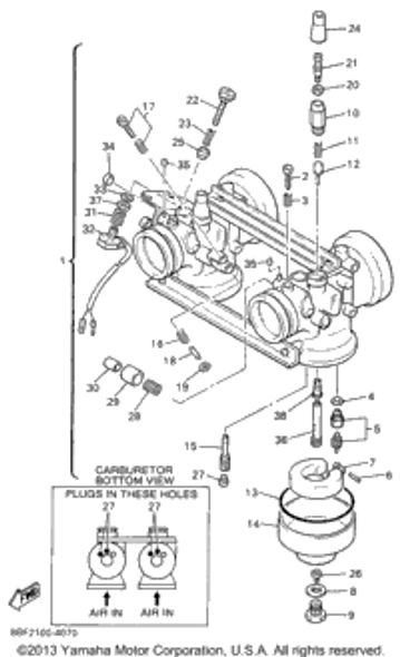 Cap 1996 PHAZER II LE (ELEC START) (PZ480EW) 895-14169-00-00