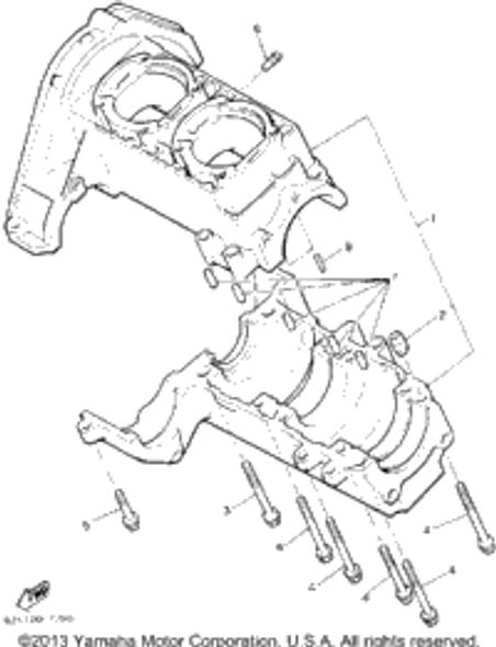 Bolt, Flange 1992 PHAZER II (PZ480S) 95811-08065-00