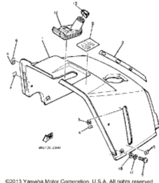 Washer, Plate 1983 EC340G 90201-06057-00