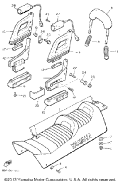 Collar 1992 VENTURE XL (VT480S) 90387-074X6-00