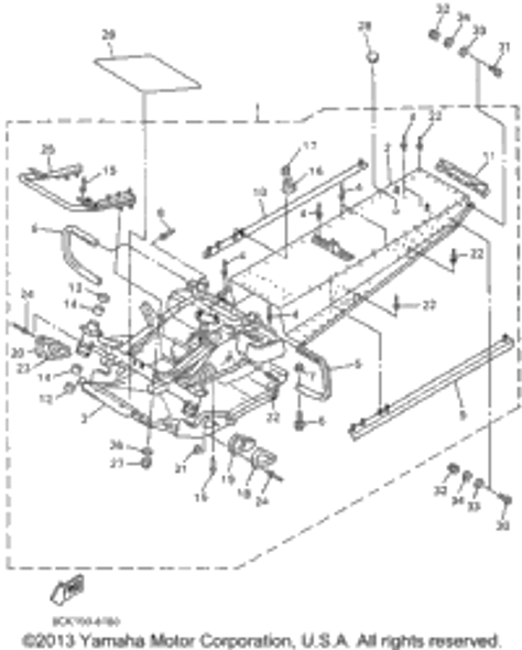 Bracket, Seat Fitting 1996 VENTURE TR (VT480TRW) 8V0-21946-00-00