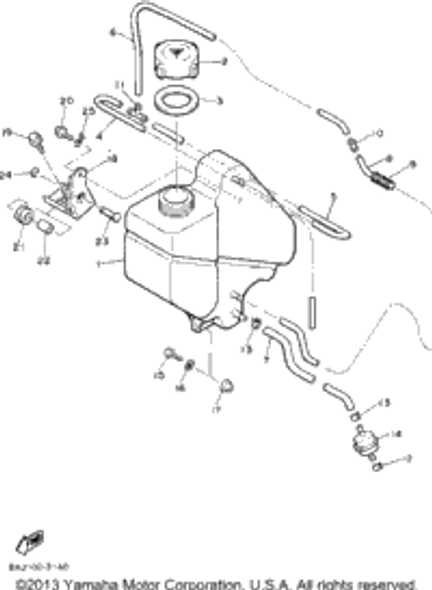 Clip 1994 ENTICER II LT (ET410TRU) 90467-11028-00