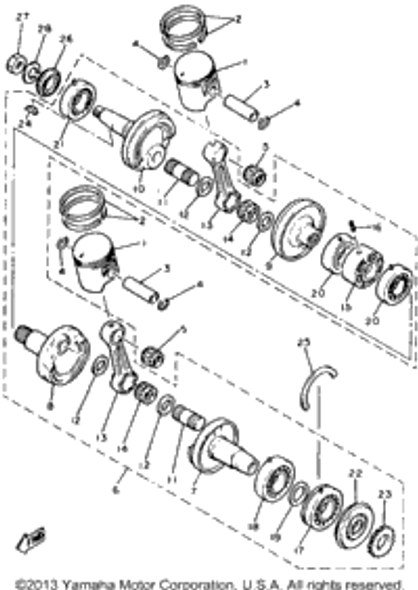 Circlip 1990 XL-V (XL540P) 93440-78069-00