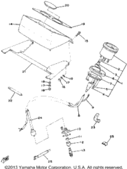 Clamp, Cord 1978 ET250B 861-82361-00-00