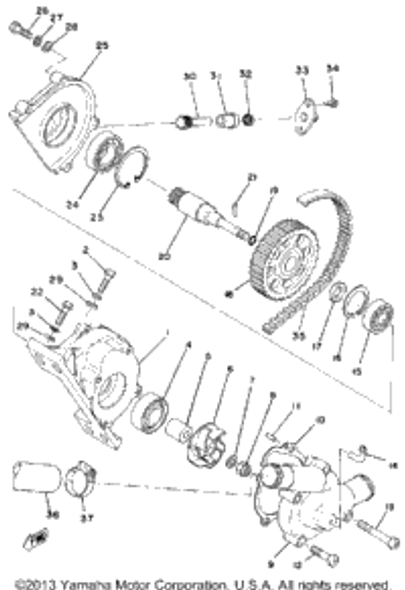 Washer, Plate 1979 SRX440C 90201-06727-00