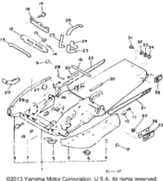 Screw, Bind 1994 BRAVO LT (BR250TU) 98906-06030-00