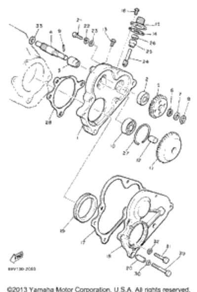 Plate, Cam Thrust 1992 VENTURE GT (VT480GTS) 137-13148-00-00