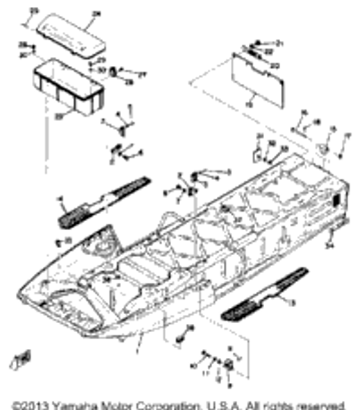 Nut, Self-Locking 1974 SL338F 90185-06040-00